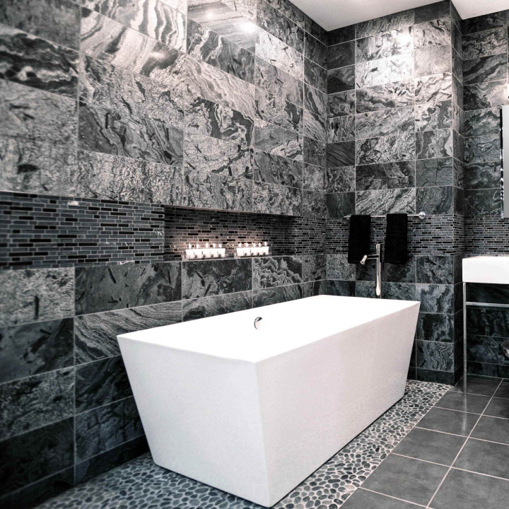 Dallage Bali en ardoise grise