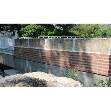 Briques foraines terre cuite Rouge orangé