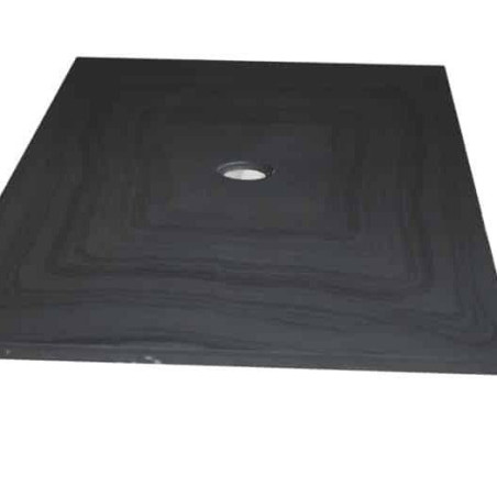 Bac à douche en Ardoise Noir