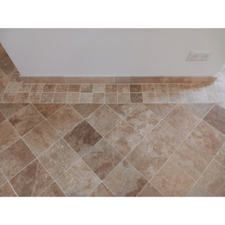 Carrelage en travertin premier choix mix