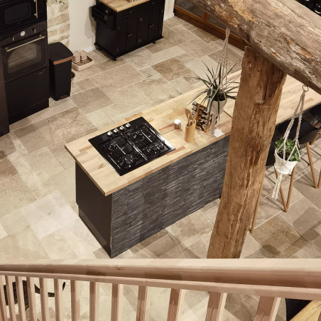 Carrelage en travertin premier choix mix