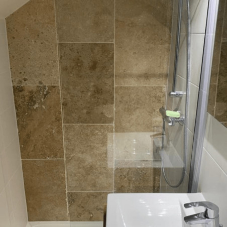 Carrelage en travertin premier choix mix