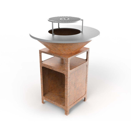 Brasero corten 85 et 100 cm