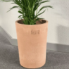 pot conique haut terre cuite