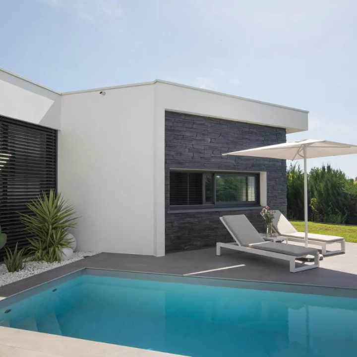 façade de maison pierre parement yosemite