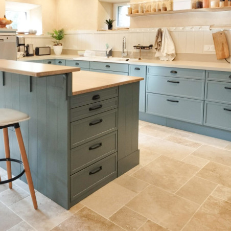 Carrelage en travertin premier choix light