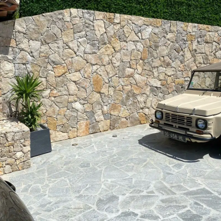 Pierre de parement naturelle brune