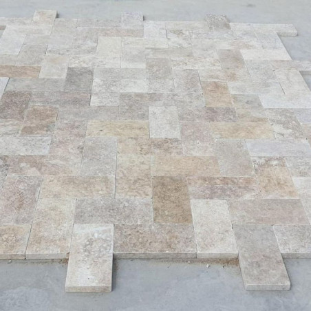 Carrelage en travertin premier choix light