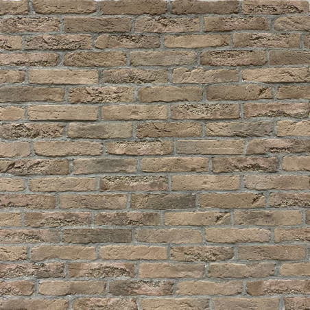 Bardage brique Old School - Pierre de parement brique (Orsol)