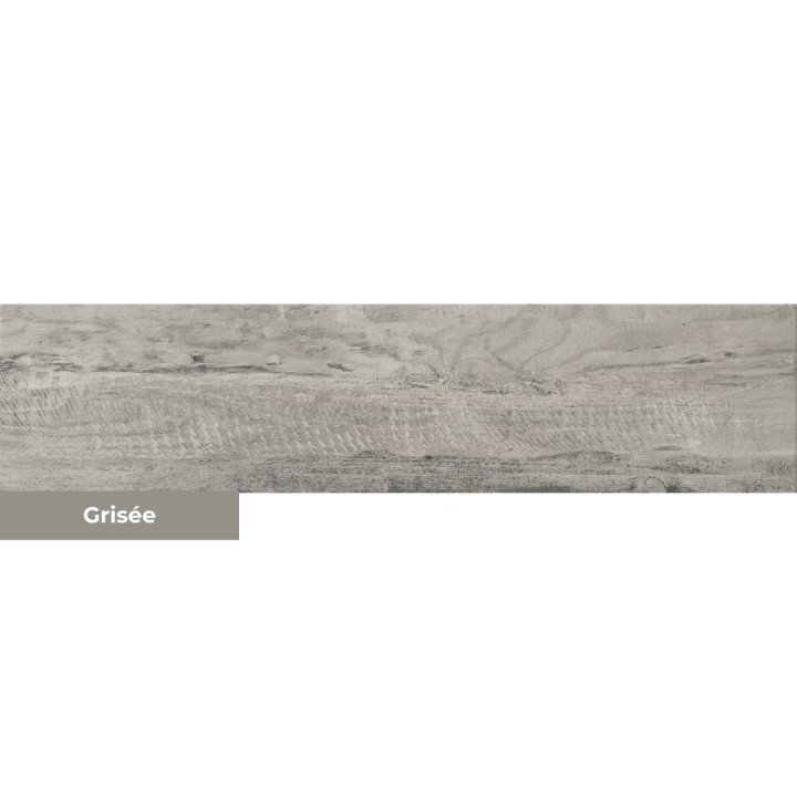 Carrelage extérieur effet parquet