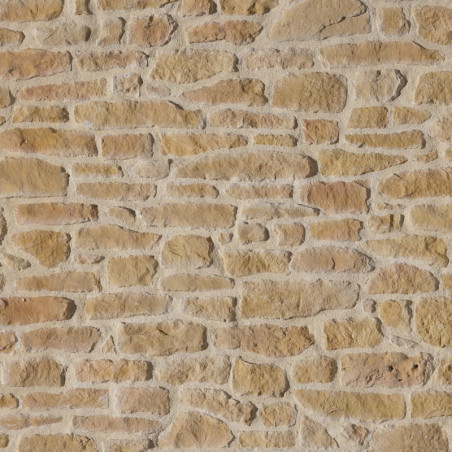 Chainage d'angle de parement Causse ton beige doré