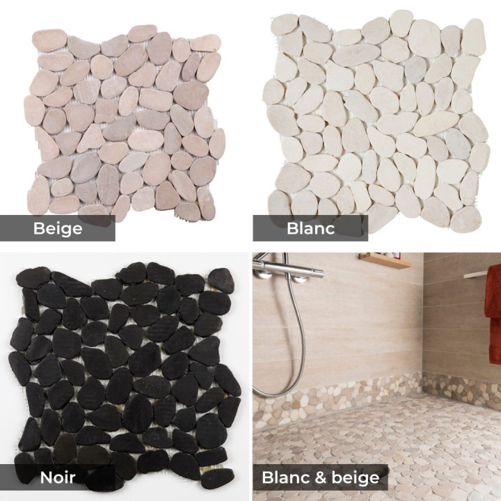 Galet pour salle de bain en pierre naturelle