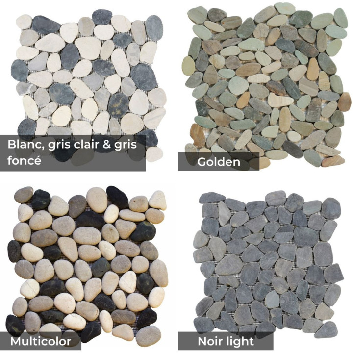 Galet pour salle de bain en pierre naturelle