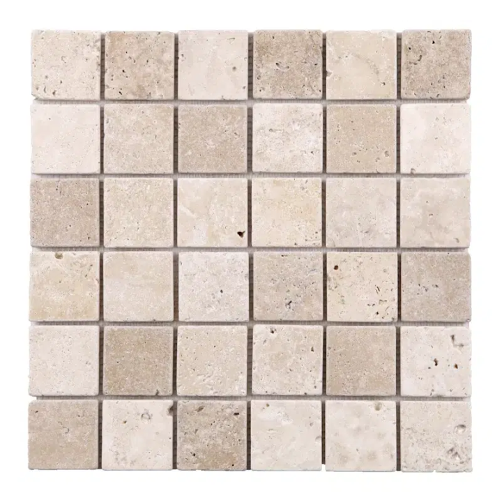 mosaique premier choix mix travertin