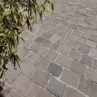 Pavé en grès kandla gris (calibré)
