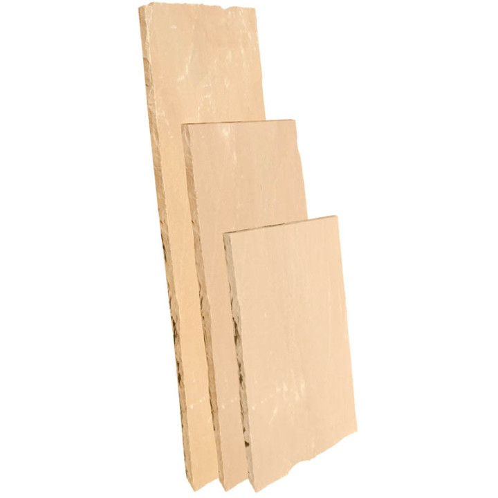 Palissade jardin en grès kandla ocre