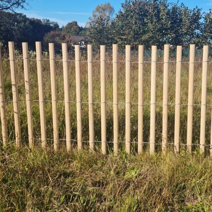 Ganivelles Demi-rond dans un champ