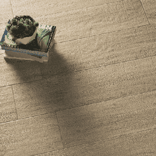 Ambiance Carrelage Cevennes effet parquet Chêne Intérieure