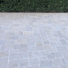 Pavé pour allée piétonne en pierre du Nivernais - Opus
