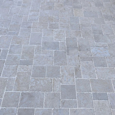 Pavé pour allée piétonne en pierre du Nivernais