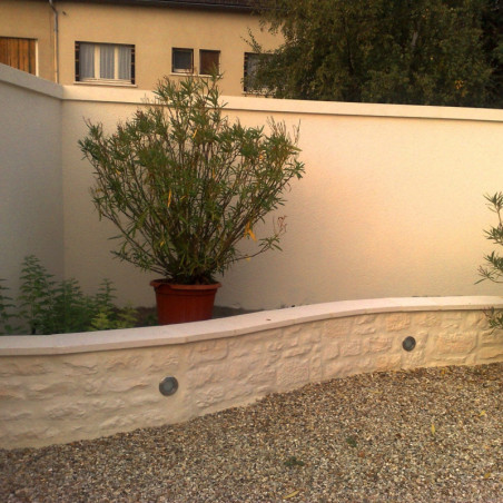 Dessus de mur "grain fin"