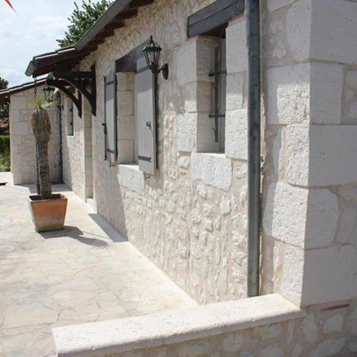 Pierre parement Plaisance Blanc