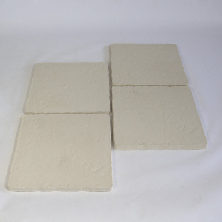 Packshot dallage manoir sur fond blanc