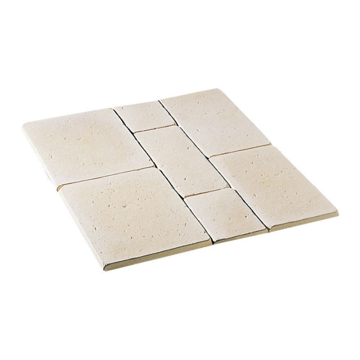  jardin et piscine avec une pose de dallage en pierre monastère