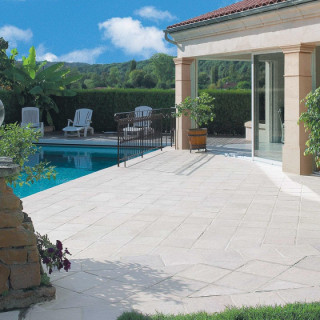 Dallage en pierre reconstituée