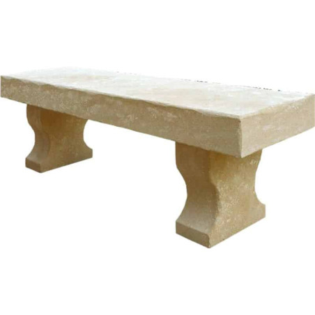 Banc de jardin en pierre tradition