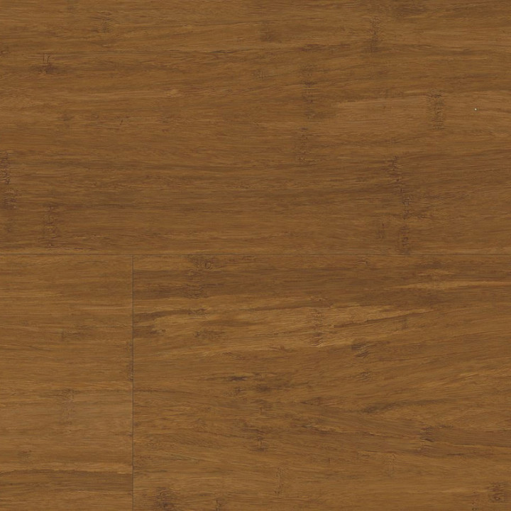 parquet en bambou densifié vue zoomée teinte caramel