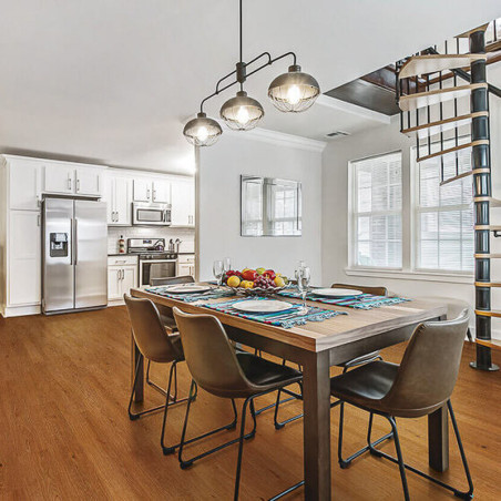 Parquet en liège aspect bois