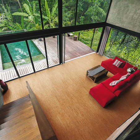 Parquet flottant naturel en liège