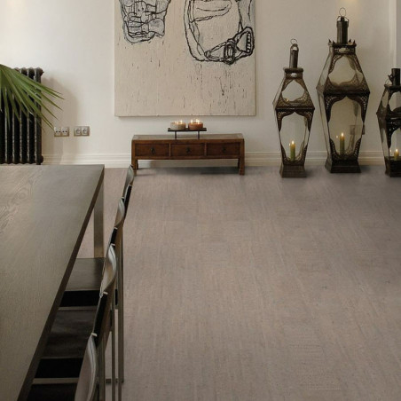 Parquet flottant naturel en liège