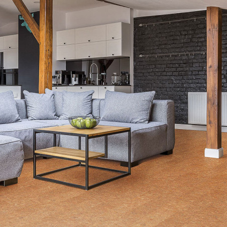 Parquet flottant naturel en liège