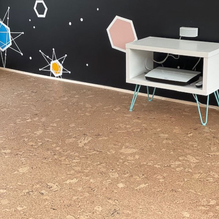 Parquet flottant naturel en liège