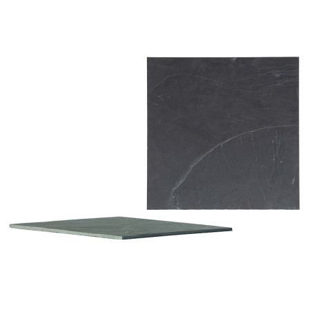 Carrelage en ardoise grise