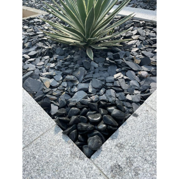 Cailloux décoratifs extérieurs