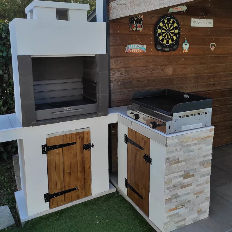 Aménagement d'une cuisine extérieure