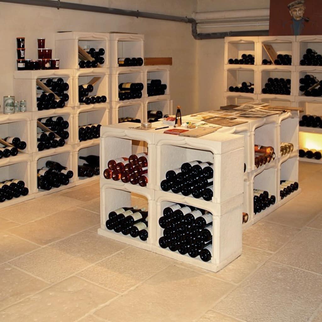 casier bouteilles pierre reconstituée