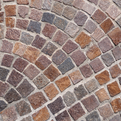 Misez sur la beauté pure des couleurs de pavés en grès kandla !
