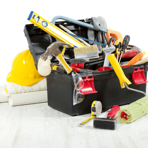 outils pour pose terrasse bois sur plots sur sol meuble