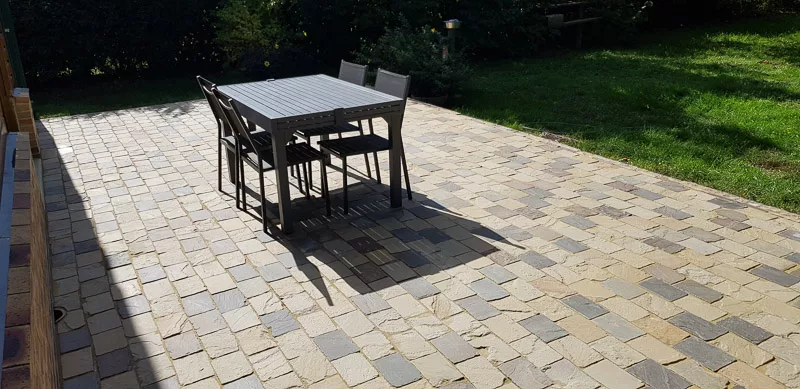 pavés en grès