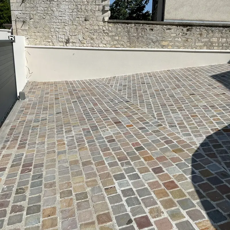 pavés grès kandla descente garage