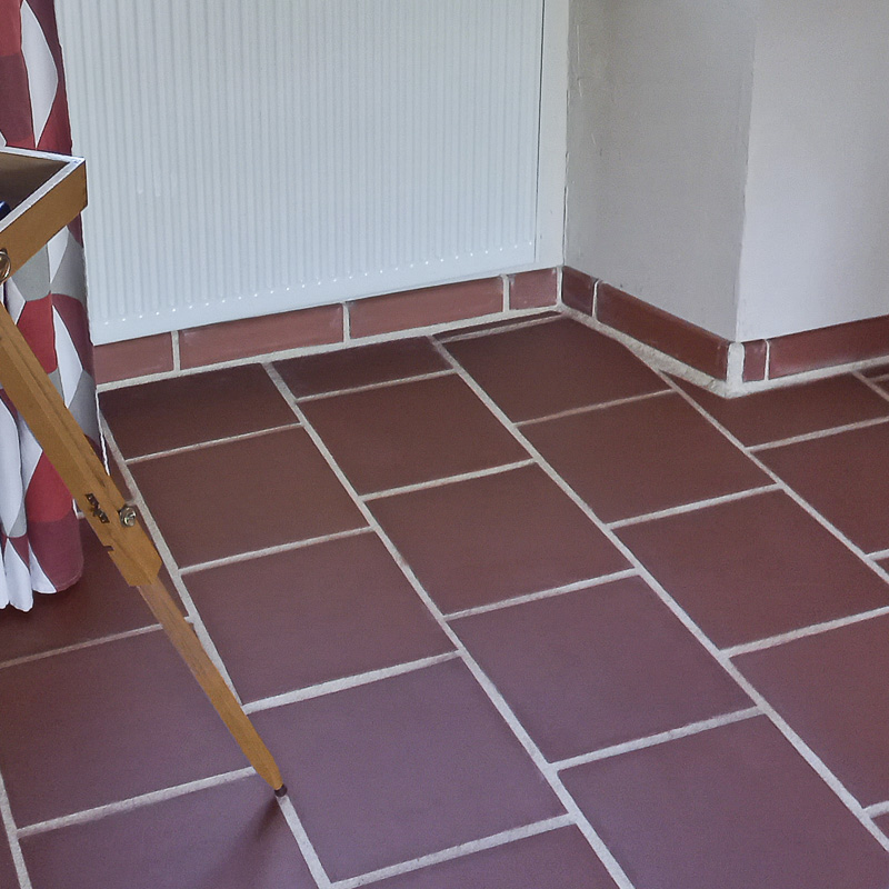 Tomettes lisses rouges